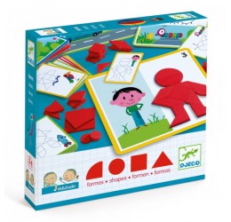 Djeco edukacinis žaidimas "Shapes" 3+