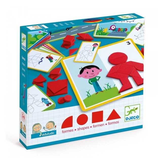 Djeco edukacinis žaidimas "Shapes" 3+
