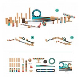 Statybinis rinkinys "Zig & Go" 28 dalys