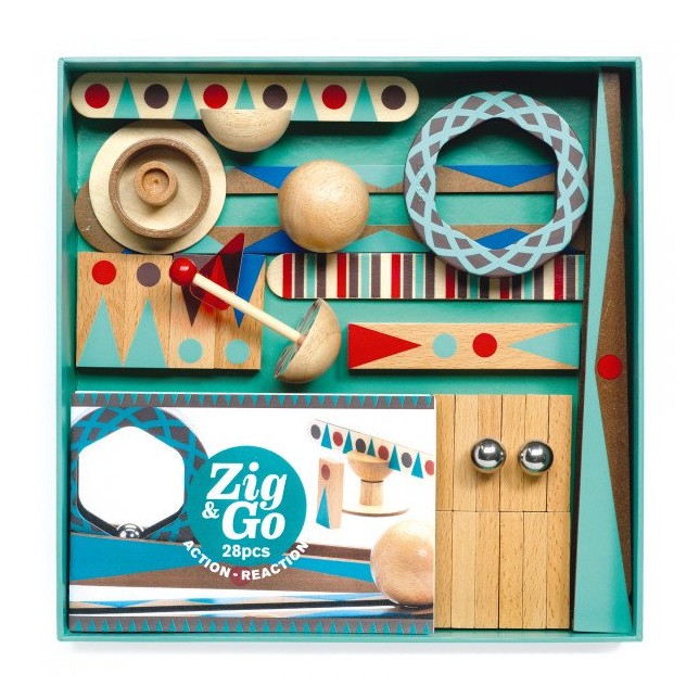 Statybinis rinkinys "Zig & Go" 28 dalys
