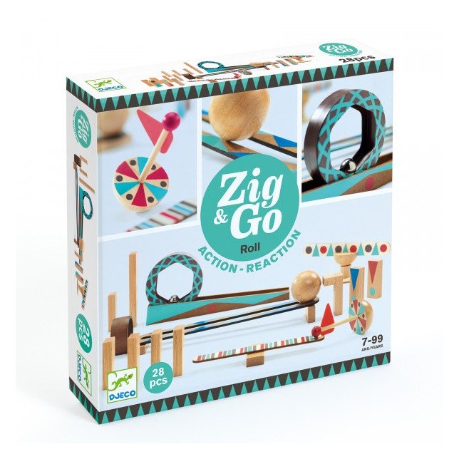 Statybinis rinkinys "Zig & Go" 28 dalys