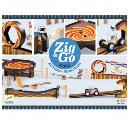 Statybinis rinkinys "Zig & Go" 45 dalys