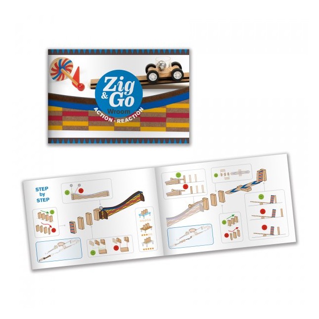 Statybinis rinkinys "Zig & Go" 45 dalys