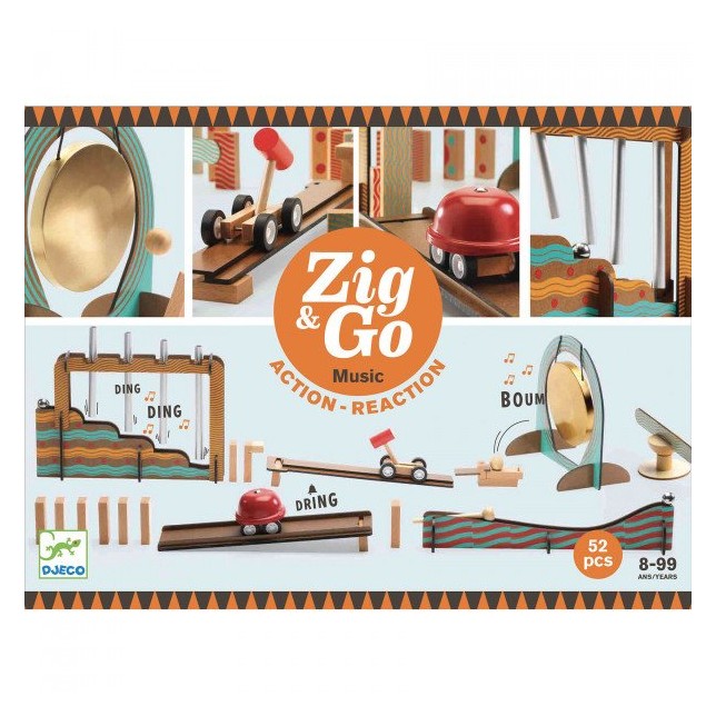 Statybinis rinkinys "Zig & Go muzika" 52 dalys
