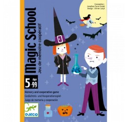 Kortų žaidimas vaikams "Magic school"