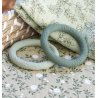 Silikoniniai kramtukai "Lapeliai" (sage)