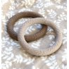 Silikoniniai kramtukai "Lapeliai" (taupe)