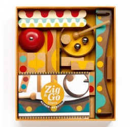 Djeco konstruktoriaus rinkinys "Zig & Go" 25 dalys