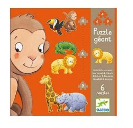 Didelė dėlionė "Mozetė ir draugai"