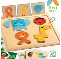 Djeco edukacinis žaidimas "GeoBasic" 2+