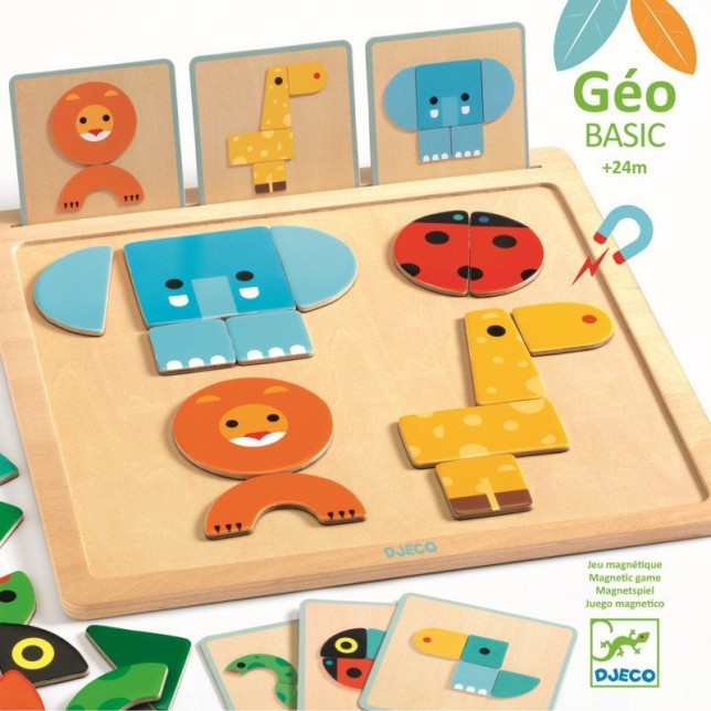 Djeco edukacinis žaidimas "GeoBasic" 2+