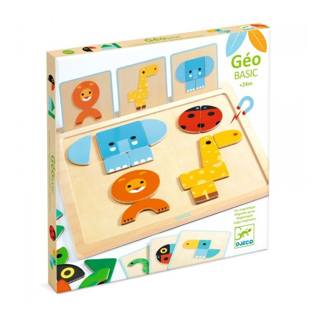 Djeco edukacinis žaidimas "GeoBasic" 2+