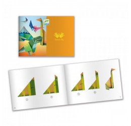 Djeco origami rinkinys "Dinozaurai"