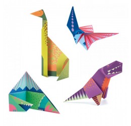 Djeco origami rinkinys "Dinozaurai"