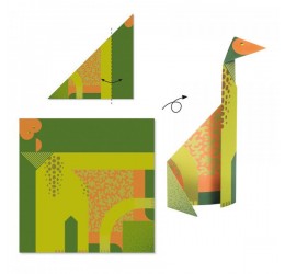 Djeco origami rinkinys "Dinozaurai"