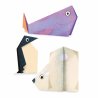 Djeco origami rinkinys "Poliariniai gyvūnai"
