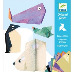 Djeco origami rinkinys "Poliariniai gyvūnai"