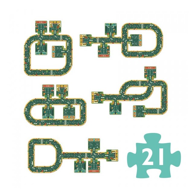 Djeco dėlionė "Gatvė" 3+