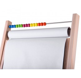 Medinė lenta 3in1 su magnetukais ir abaku