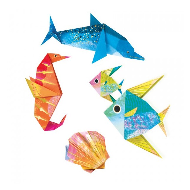 Djeco origami "Jūros gyvūnai"