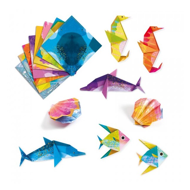 Djeco origami "Jūros gyvūnai"