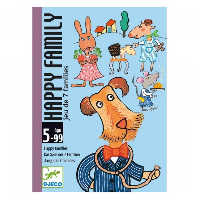 Djeco kortų žaidimas "Happy family" 5-99