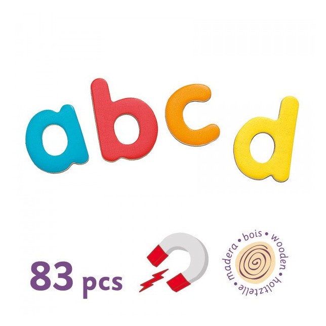 Djeco magnetinės raidelės 83 vnt