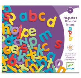 Djeco magnetinės raidelės 83 vnt