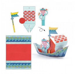 Djeco origami rinkinys "Laivai"