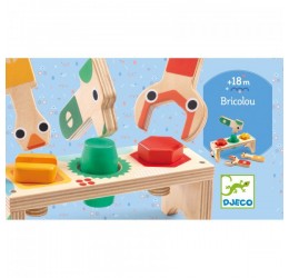 Djeco medinis lavinamasis žaidimas "Bricolou" 1+
