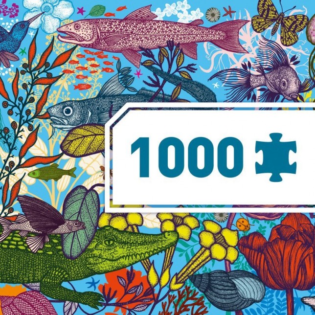 Djeco dėlionė - Jūra ir Žemė (1000 vnt. dalių)