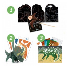Djeco veiklos rinkinys - Dinozaurų pasaulis