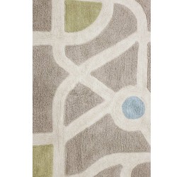 Skalbiamas medvilnės kilimas "Eco-City" 120 x 170cm
