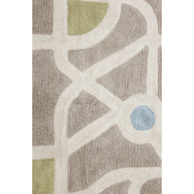 Skalbiamas medvilnės kilimas "Eco-City" 120 x 170cm