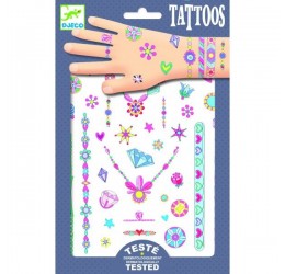 Djeco laikinos tatuiruotės  "Papuošalai" 3+