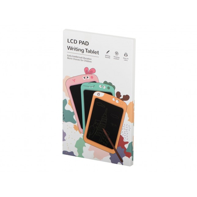 Rožinė LCD piešimo planšetė "Zuikutis"