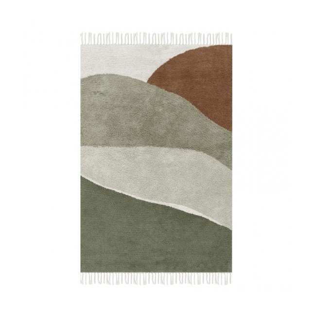 Modernaus dizaino kilimas "Horizon Olive"