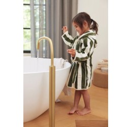 Vaikiškas chalatas "Žalias lapas" 3-4m
