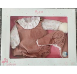 Rūbeliai lėlytei 45cm