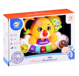 Spalvingas vaikiškas pianinas "Geltona Koala"