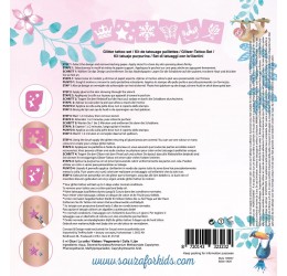 Blizgių tatuiruočių rinkinys "Fėja"