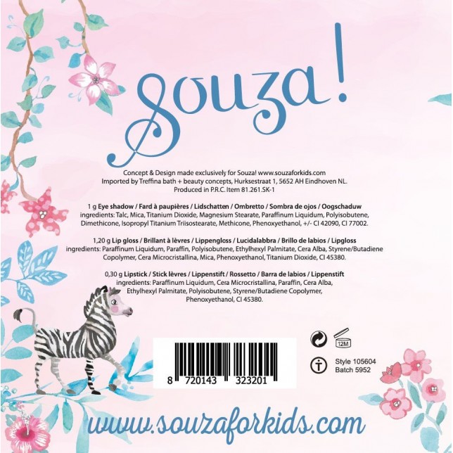 Vaikiškas makiažo rinkinys "Drugelis"