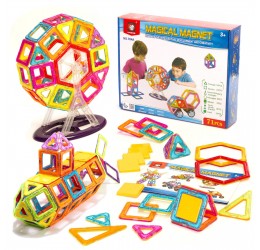 Spalvingas magnetinis konstruktorius "Magiški magnetai"