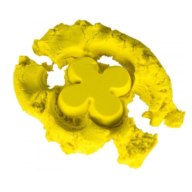 Geltonas kinetinis smėlis, 1kg