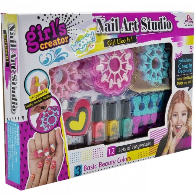 Vaikiškas nagų dekoro rinkinys "Art & Fun"