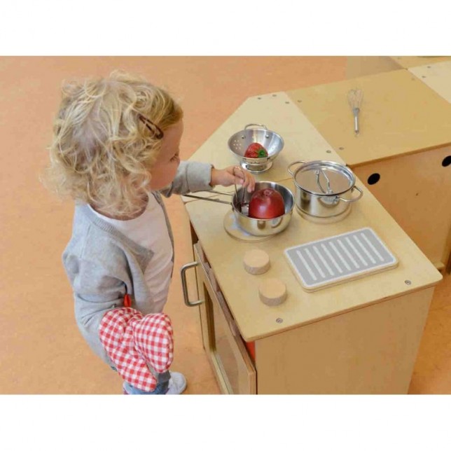 ''Masterkidz'' nerūdijančo plieno puodų rinkinys, 13vnt.