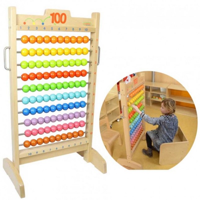 MASTERKIDZ pastatoma medinė skaičiuoklė