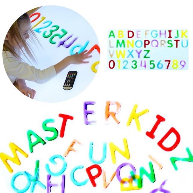 MASTERKIDZ didelių raidžių ir skaičių rinkinys