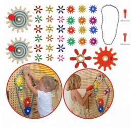 MASTERKIDZ sieninė lenta ''Pasigamink savo mechanizmą''