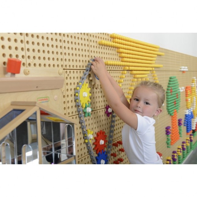 MASTERKIDZ sieninė lenta ''Pasigamink savo mechanizmą''